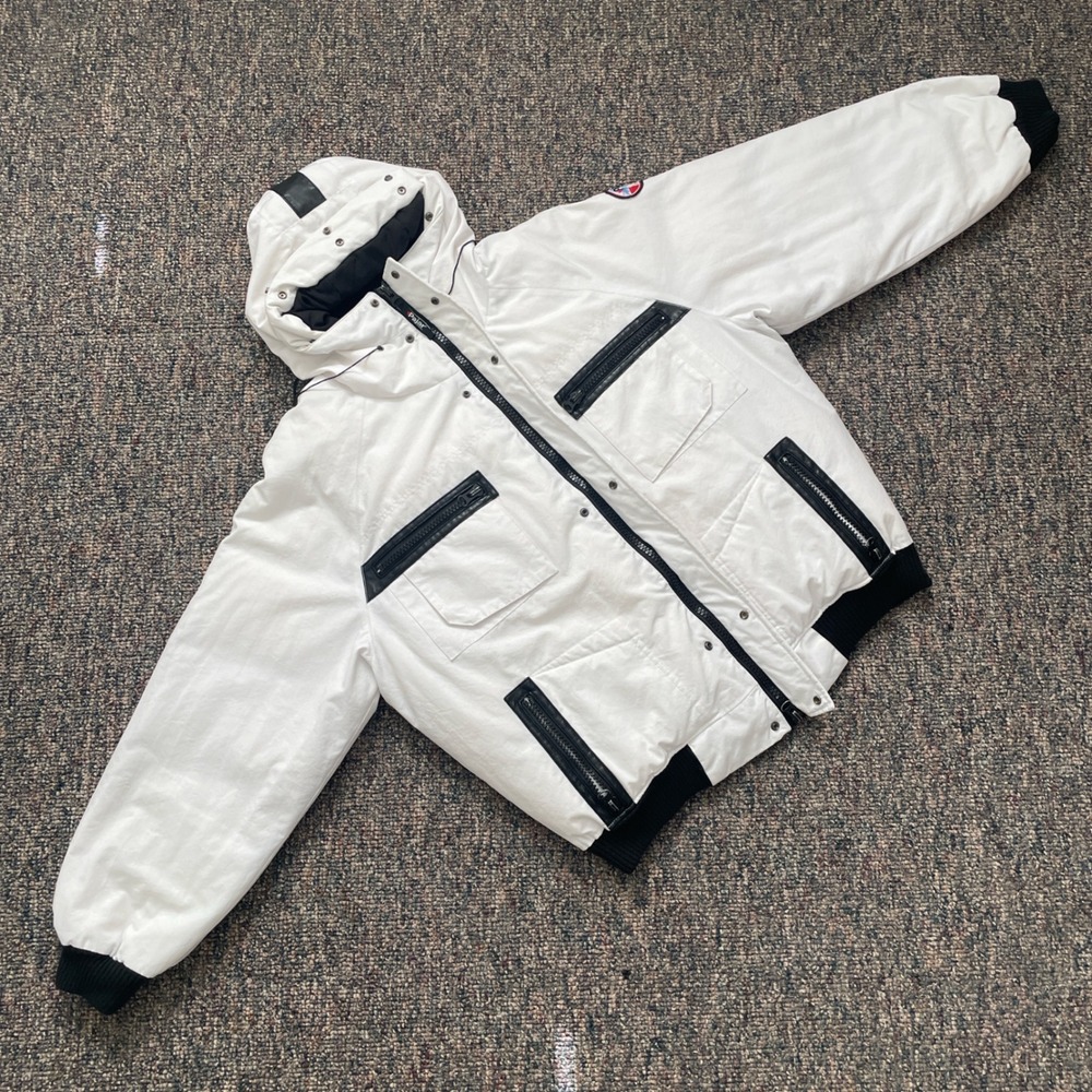 Pajar Canada Mens White Heavy Winter Puffer Jacket Parka‎ Hooded XXL CA07465